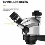 luowei lw-tr02-b3tv-7-50x-synchronous-zoom-trinocular-stereo-microscope-with-aluminum-alloy-base-6