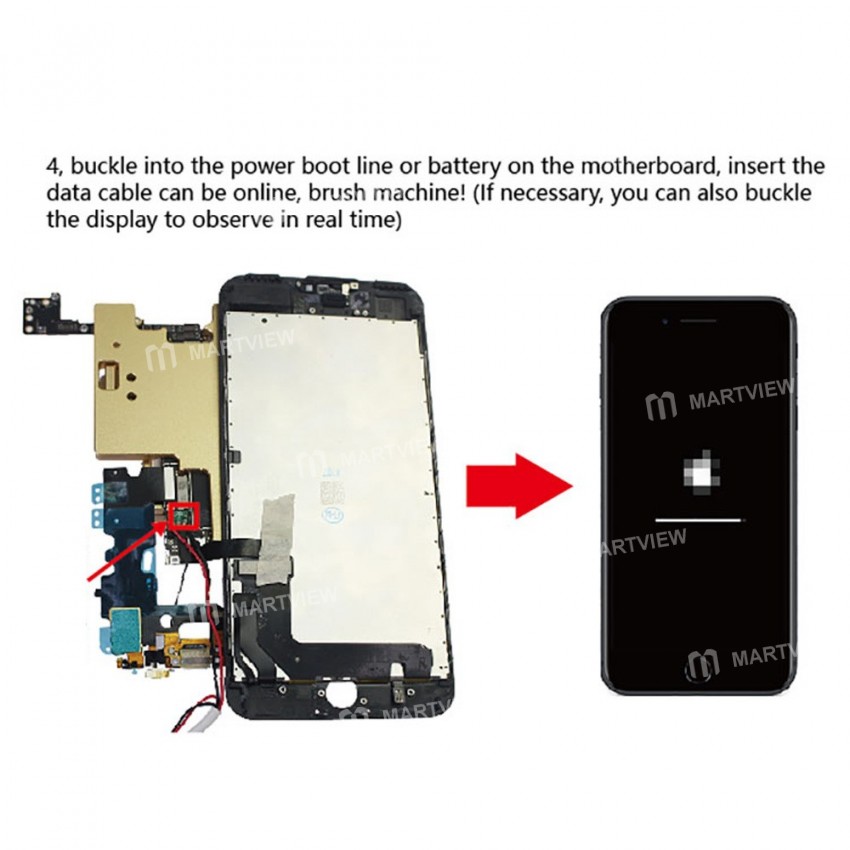 WL NAND PCIE NVME Flash HDD Test Fixture Tool for iPhone 5 5C 5S 6 6Plus 6S 6SPlus 7 7Plus 8 8Plus