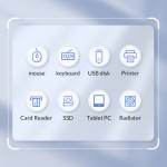 Orico AH-W13 Aluminum High-speed Mini Type-C to USB 3.0 HUB for Computer / Laptop / Tablet