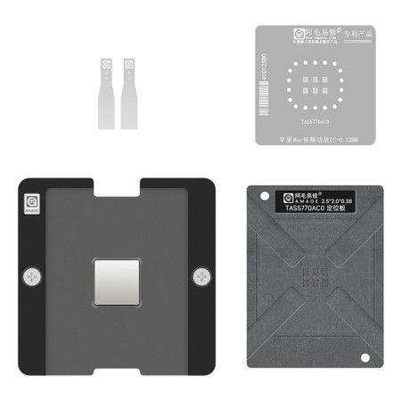 Amaoe 0.12mm TAS5770AC0 Audio Amplifier IC BGA Reballing Stencil Platform Set for Apple MacBook