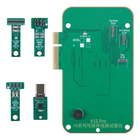 JCID V1S Pro Programmer Dedicated Tail Test Module for iPhone 12 to 16Pro Max