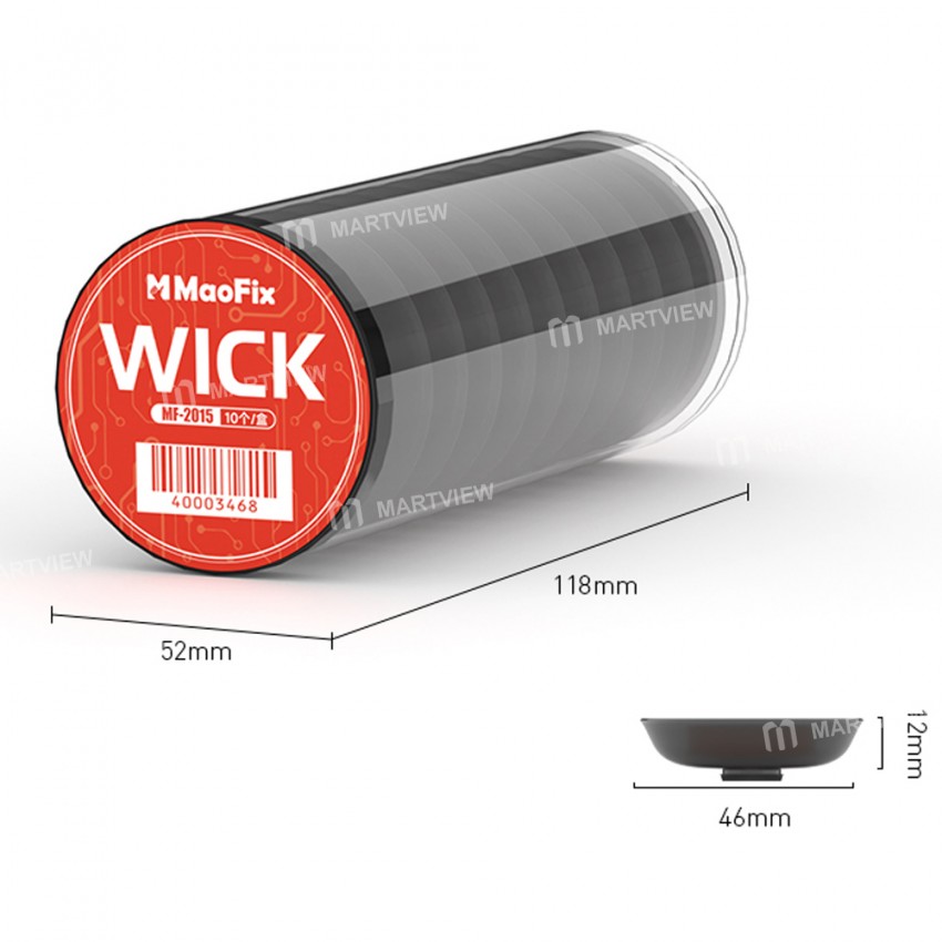 maofix 15m-low-residue-pcb-electronic-repair-motherboard-desoldering-solder-wick-6