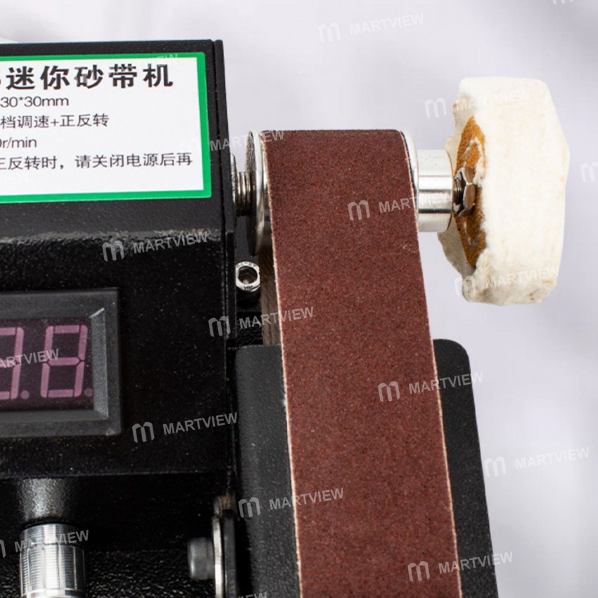 795 Multifunctional Digital Display Small Household Belt Sander for Wood / Metal / Plastic Grinding