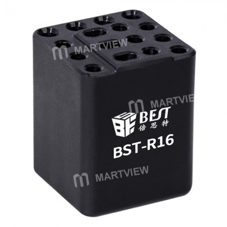 BST-R16 16-hole Multi-function Classified Storage Box for Heating Core / Screwdriver / Tweezers Storage