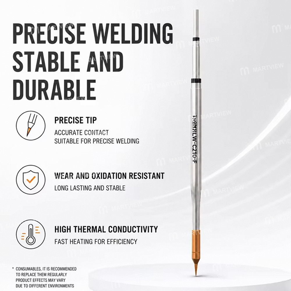 luowei lw-c210f-i-ultra-fine-soldering-iron-tips-with-pure-copper-head-for-motherboard-flying-wire-r