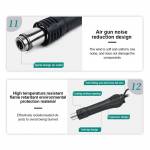 Quick 2008D+ 750W Lead-free Intelligent Digital Display Hot Air Gun Desoldering Rework Station