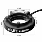 relife rl-033-ultra-105-leds-dual-zone-adjustable-brightness-microscope-ring-light-15