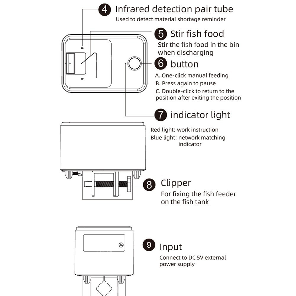 wifi intelligent-timing-automatic-feeder-16