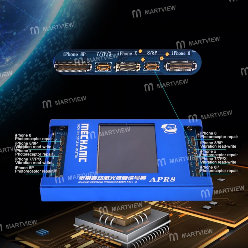 Mechanic APR8 LCD Screen Light Sensor and Vibration Repair Restore Data Read Write Backup Programmer