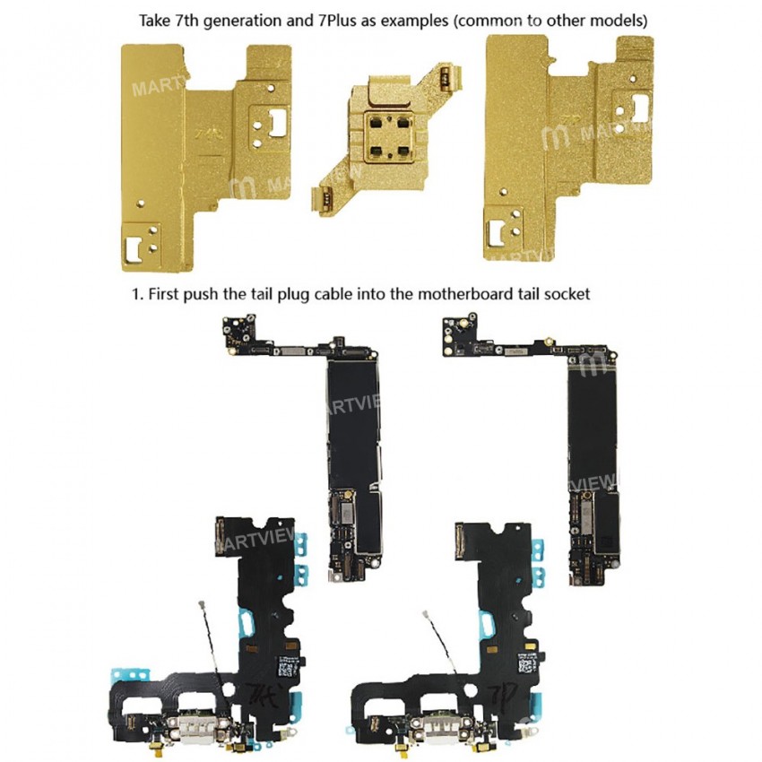 WL NAND PCIE NVME Flash HDD Test Fixture Tool for iPhone 5 5C 5S 6 6Plus 6S 6SPlus 7 7Plus 8 8Plus