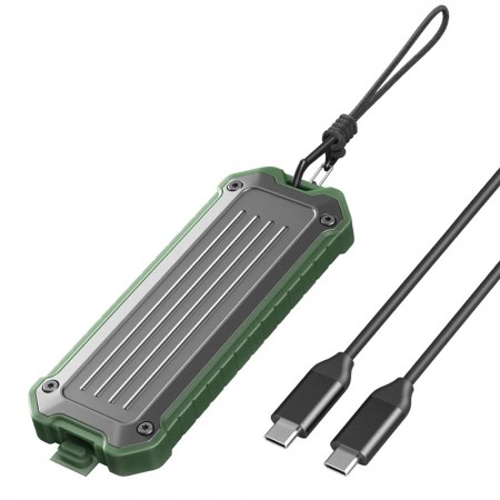 Orico OTPX Portable M.2 NVMe SATA SSD Case with Zinc Alloy Waterproof Shockproof Enclosure