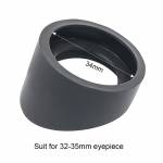 Rubber Eye Guards Caps for 32-35 mm Microscope Eyepiece Telescope - Pair