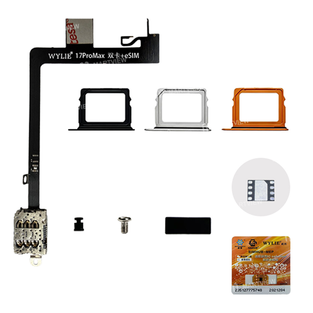 wylie dual-sim-esim-integrated-super-snow-ic-solution-for-converting-iphone-17pm-us-version-to-the-c