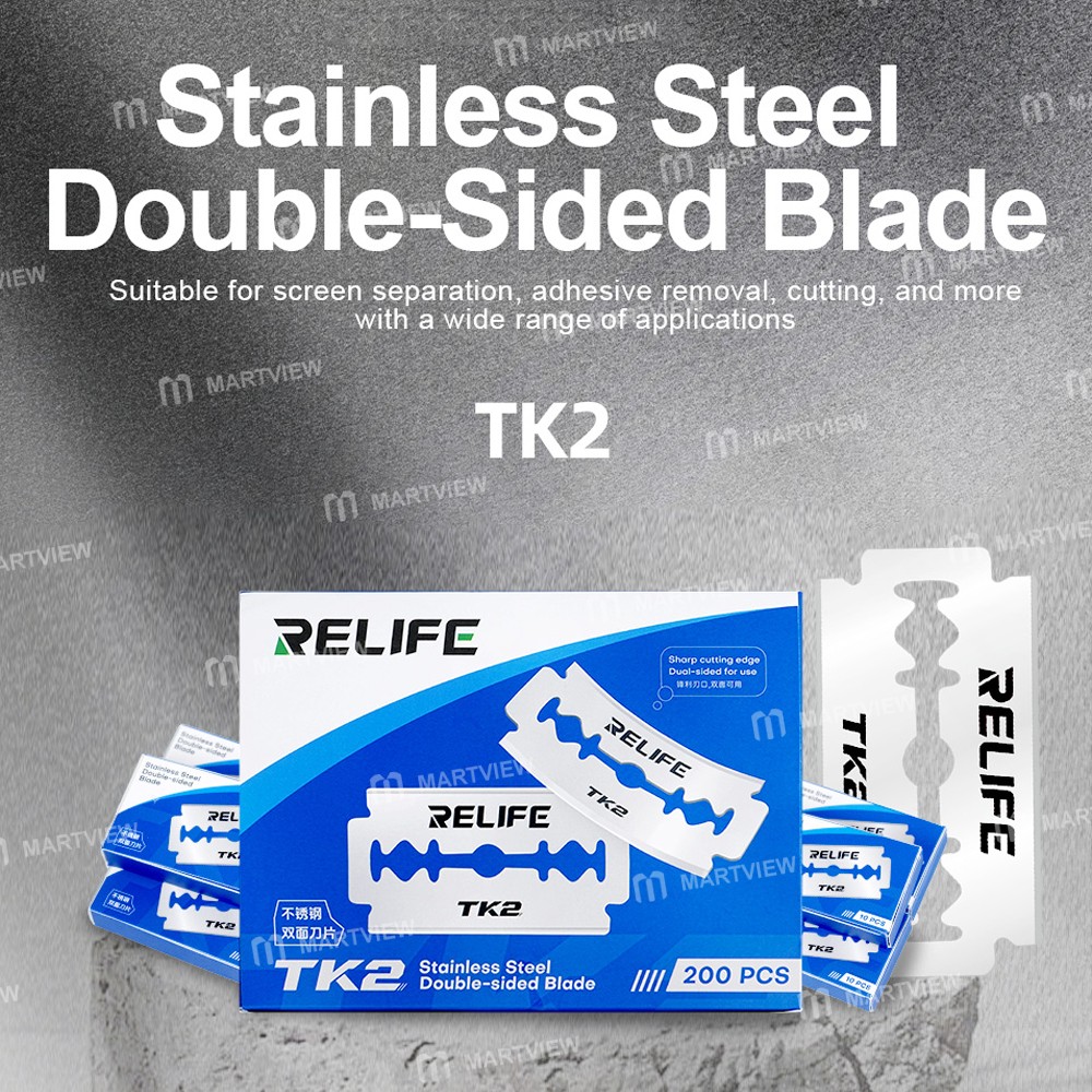 relife tk2-stainless-steel-double-sided-blades-for-screen-separation-adhesive-removal-cutting-7