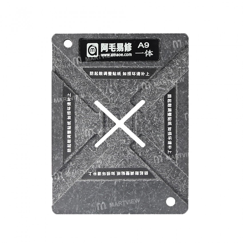 Amaoe A7 A8 A9 A10 A11 A12 A13 CPU Reballing Stencil Net Platform Positioning Plate Magnetic Holder