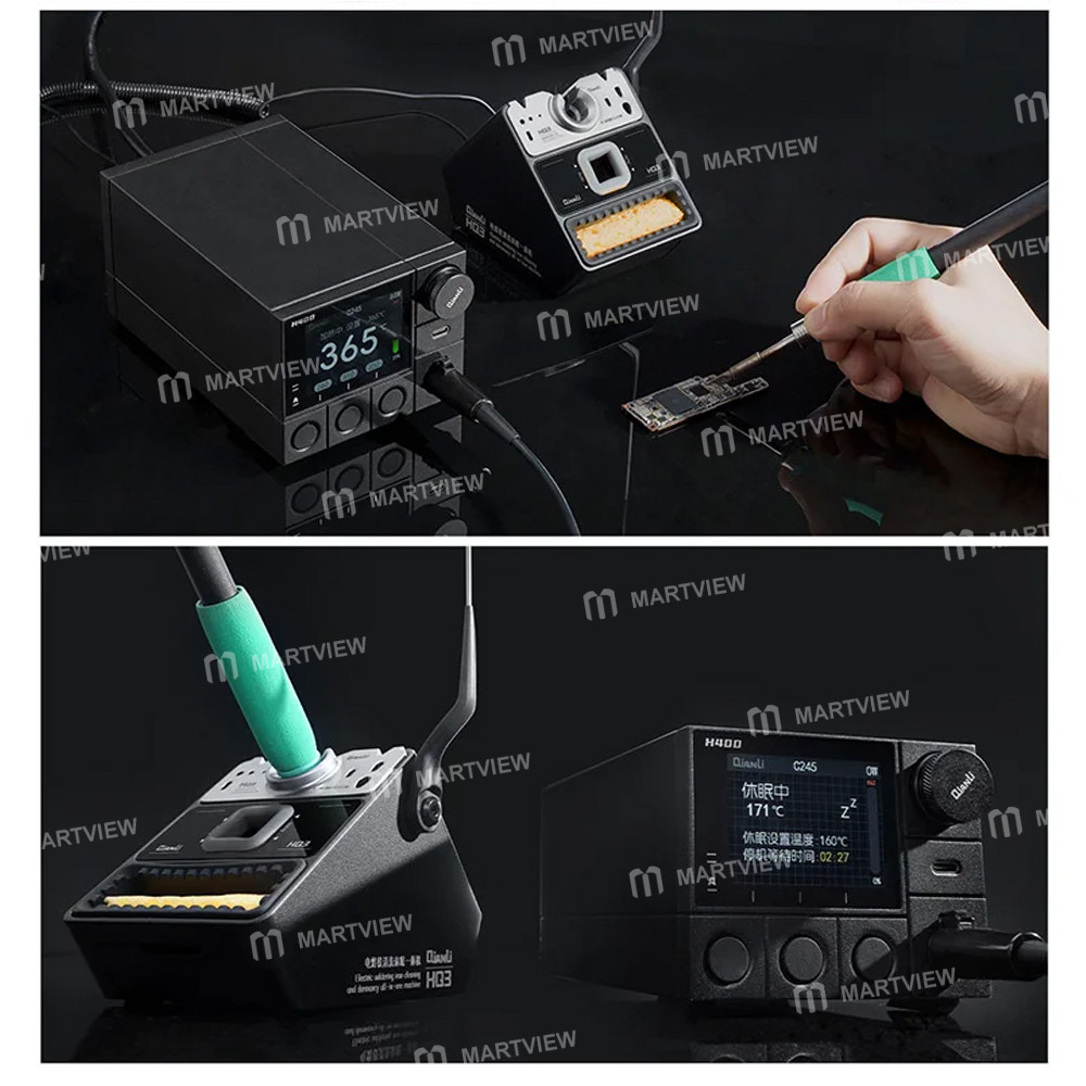 qianli h400-smart-400w-high-power-digital-soldering-station-compatible-with-c115-c210-c245-handles-1