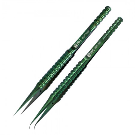 BST Y22 / Y23 Precision Titanium Alloy Fingerprint Flying Line Tweezers for BGA IC Chip Repair