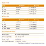 owon cp024-4a-to-400a-dc-ac-three-gear-current-clamp-for-storage-oscilloscope-9