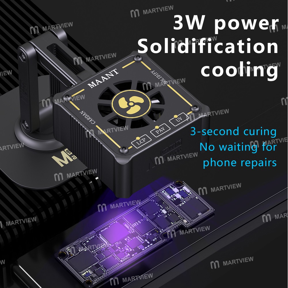 maant m066-3w-multi-function-rechargeable-uv-curing-cooling-fan-4