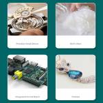 kgx tc002-insulation-nonmagnetic-ceramic-head-stainless-steel-tweezers-for-mobile-phone-repair-3