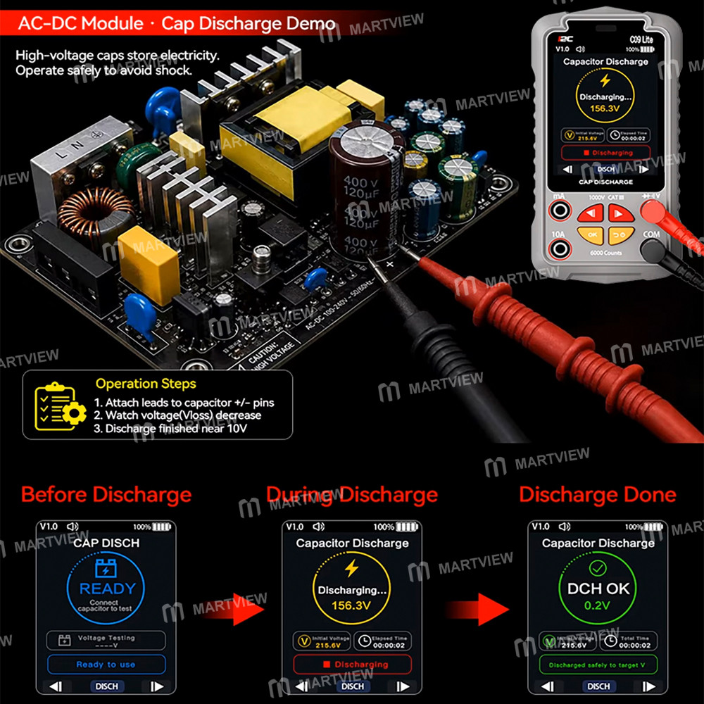 i2c c09-lite-full-auto-industrial-multimeter-supports-capacitive-discharge-live-screen-mirroring-12