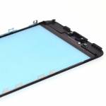 Replacement touch screen digitizer outer glass lens with bezel frame pre assembled for iPhone 6s bla