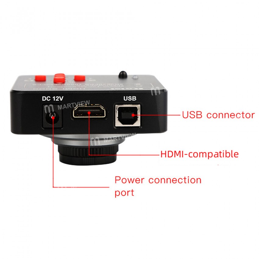 Kaisi 2000 Electronic Digital Industrial Microscope Camera with HDMI-Compatible 1080P Two Output