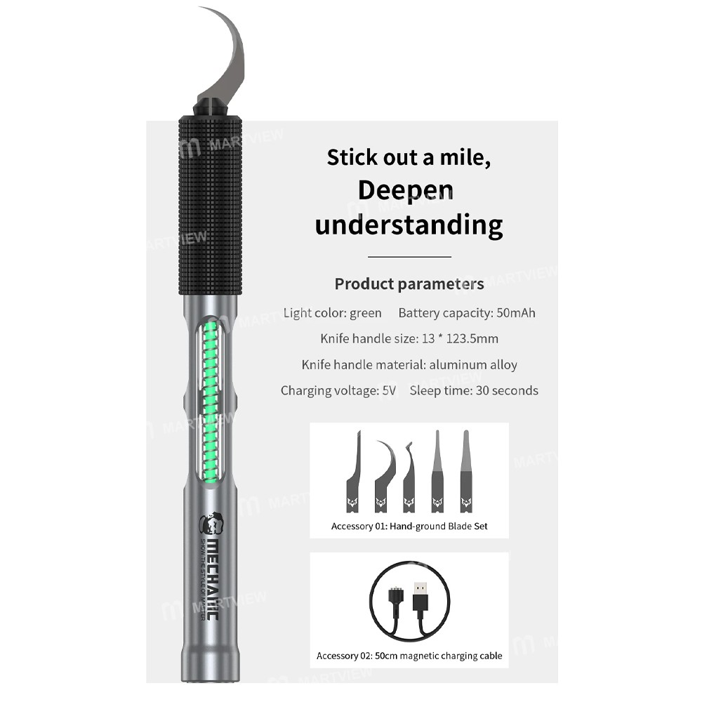 mechanic one-led-pure-hand-polished-knife-set-with-blades-for-ic-cpu-prying-glue-removal-8