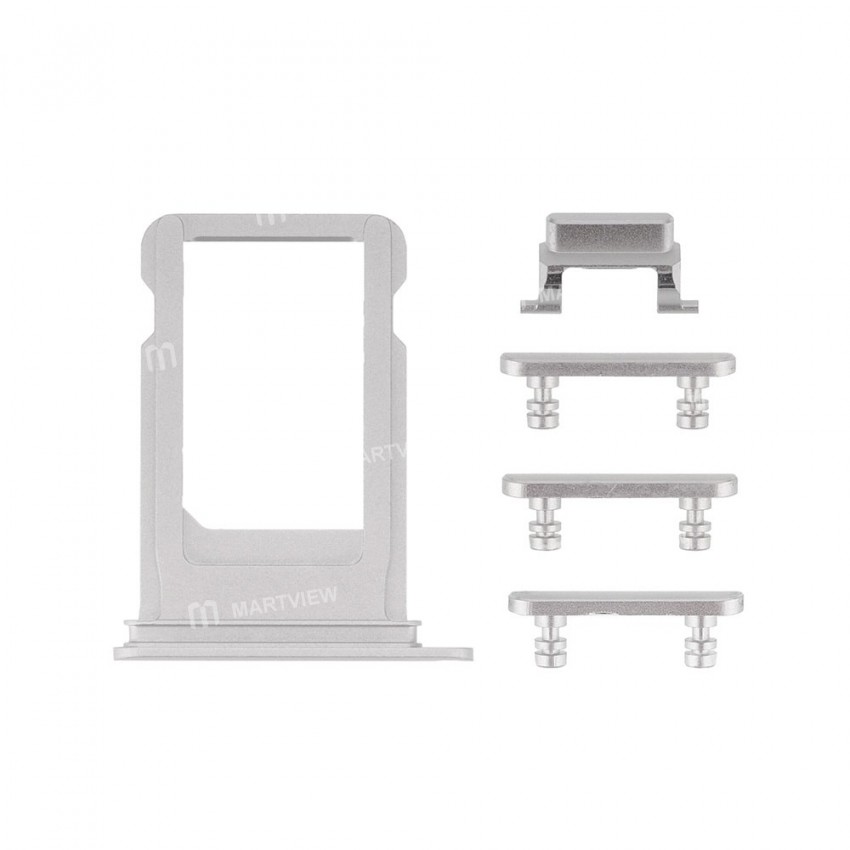 Replacement sim card slot holder tray volume button power button mute button for iPhone 7