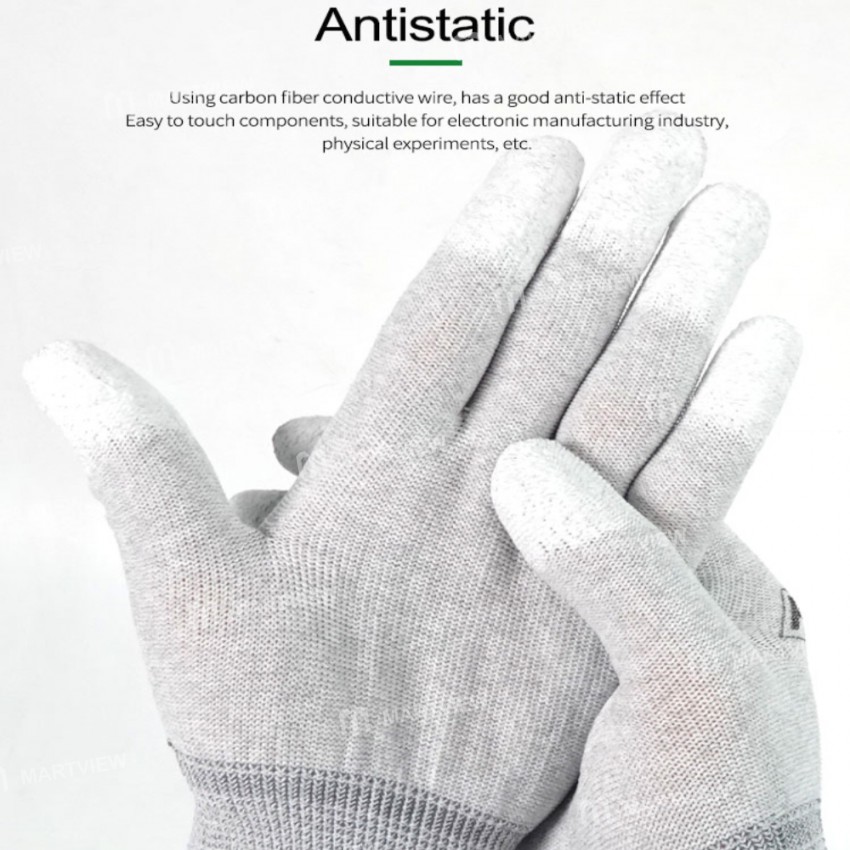 Relife RL-063 Anti Static Antiskid PU Coated Finger Part Glove Protector Gloves