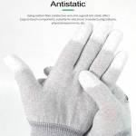 Relife RL-063 Anti Static Antiskid PU Coated Finger Part Glove Protector Gloves