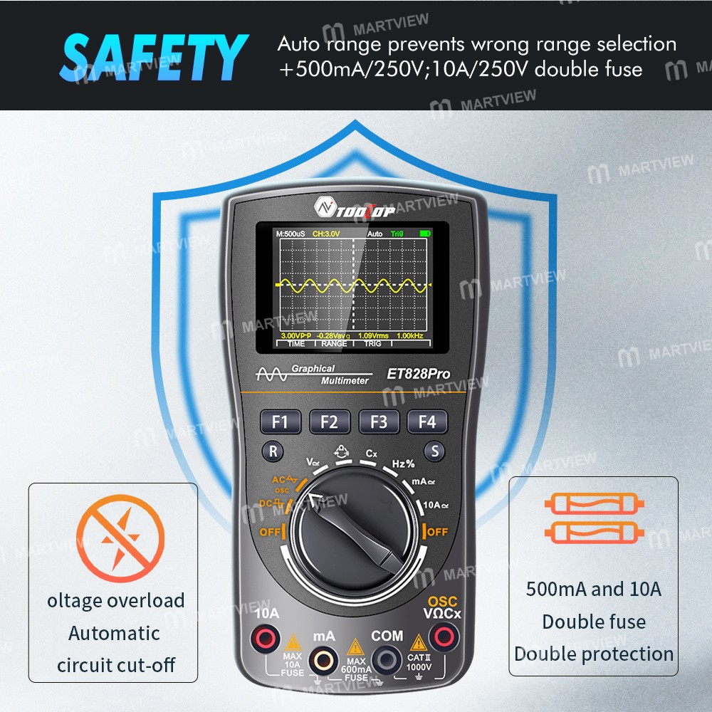 tooltop et828pro-2-in-1-digital-graphical-oscilloscope-multimeter-supports-waveform-storage-6