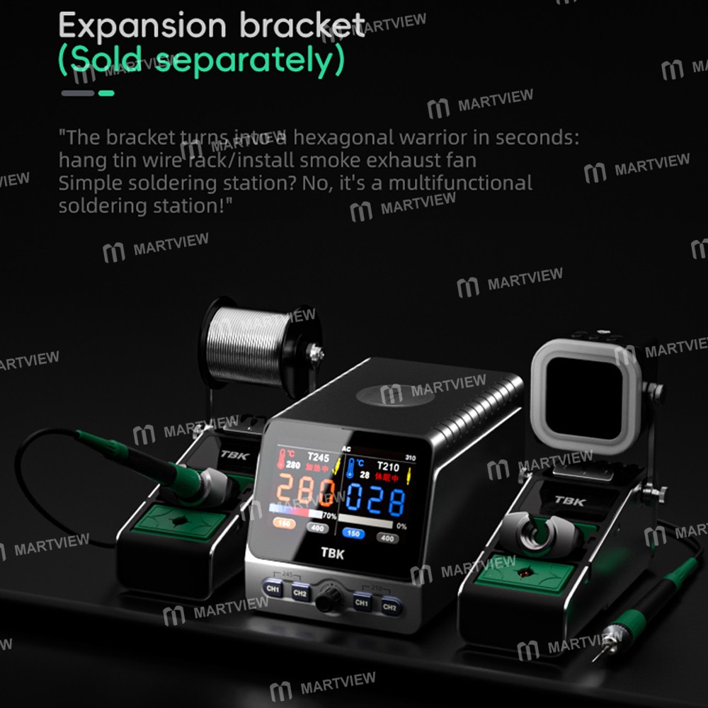 tbk 310-multifunctional-intelligent-double-station-soldering-iron-station-with-wireless-charging-12