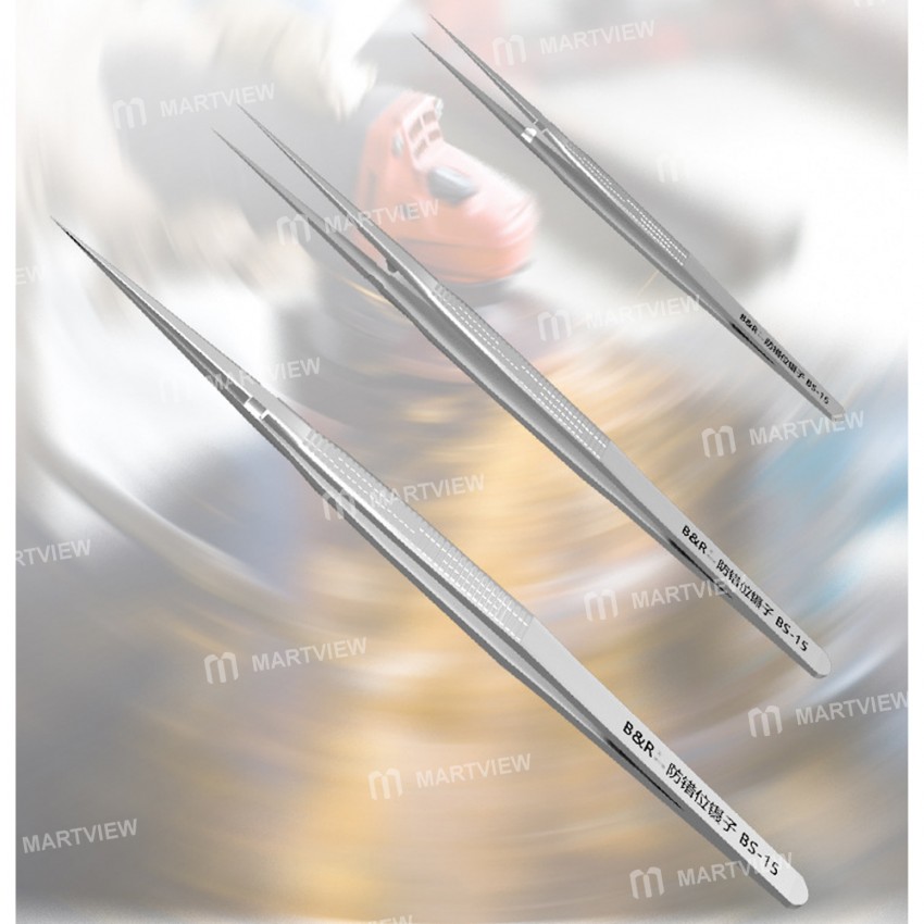 B&R BS-15 Precise Anti-dislocation Lengthened Clasp Jump Wire Tweezer