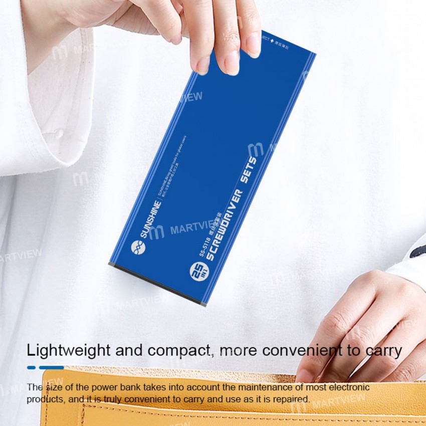 Sunshine SS-5118 25-in-1 Portable Multifunctional Finishing Magnetic Screwdriver
