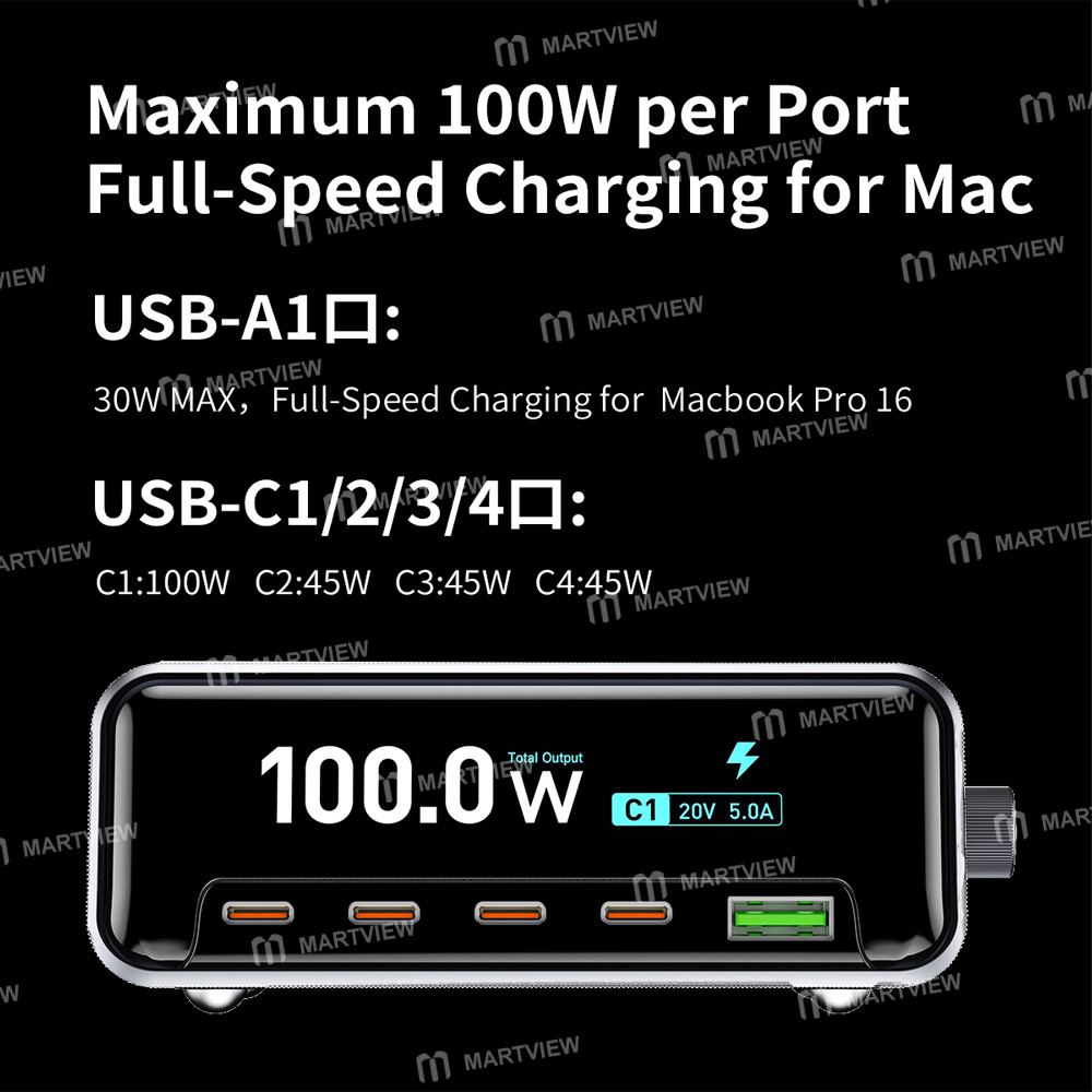i2c a08-100w-fast-charging-colorful-large-screen-smart-display-desktop-charging-monitor-5