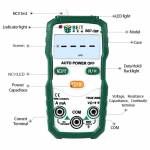 BST-58F Portable 9999 Auto Ranging True - RMS Multimeter with Digital Display