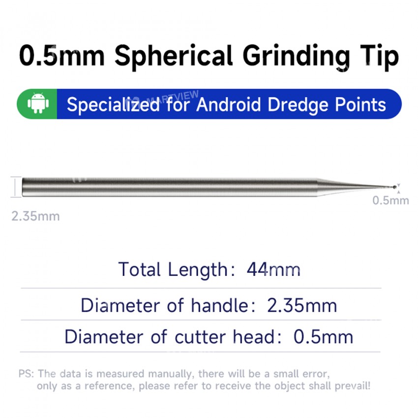 xinzhizao 235mm-diameter-spherical-straight-needle-laminate-grinding-heads-3