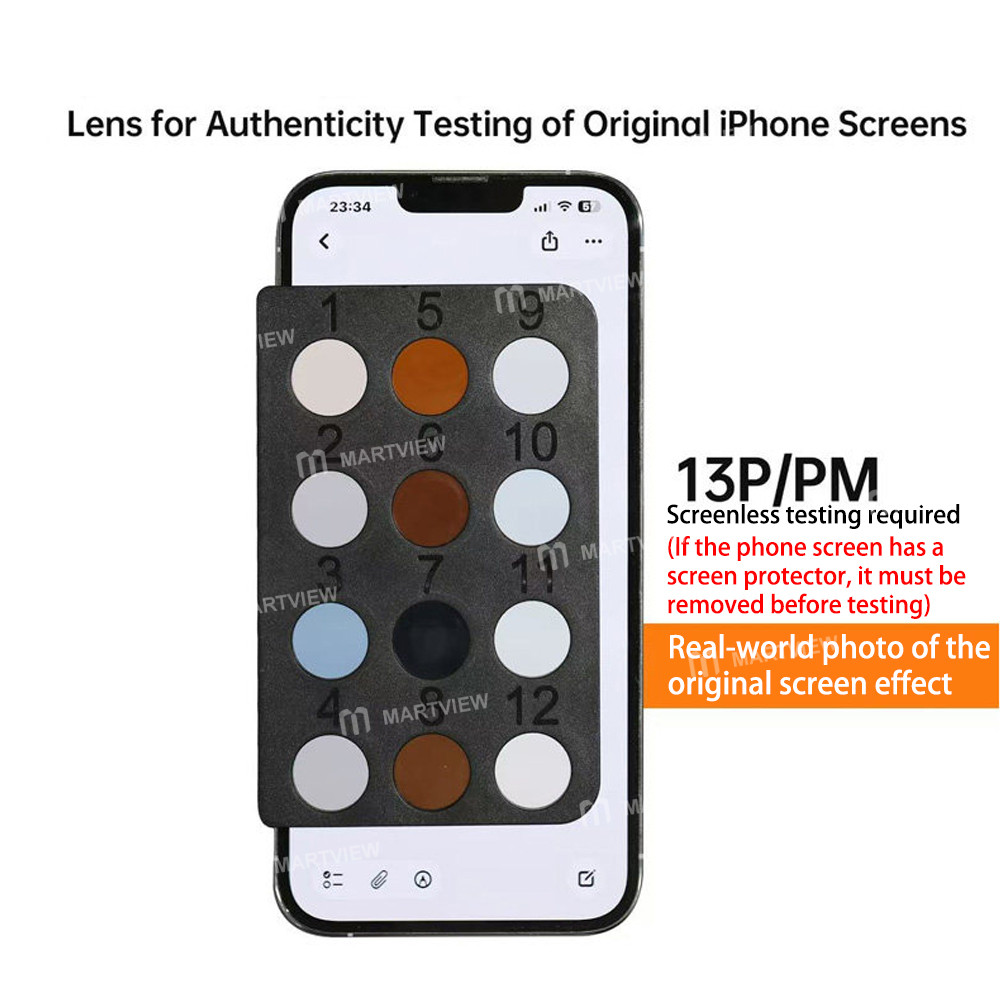 ycs mryang-lens-for-authenticity-testing-of-iphone-12-17pm-original-screen-3