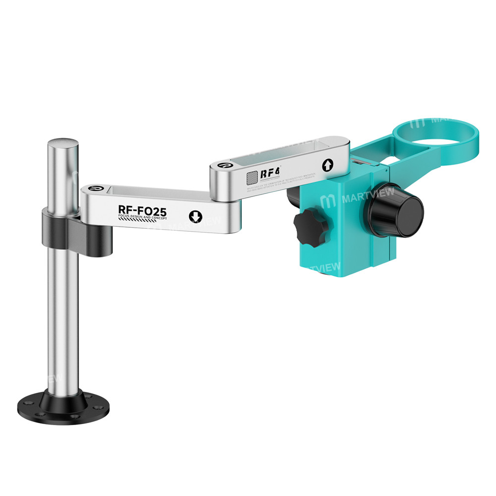 rf4 rf-fo25t-rotating-lift-adjustable-microscope-swing-arm-stand-with-76mm-focusing-bracket-2