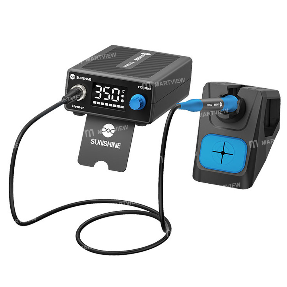 sunshine t12-ultra-smart-settings-soldering-station-with-retractable-stand-to-relieve-neck-strain-2