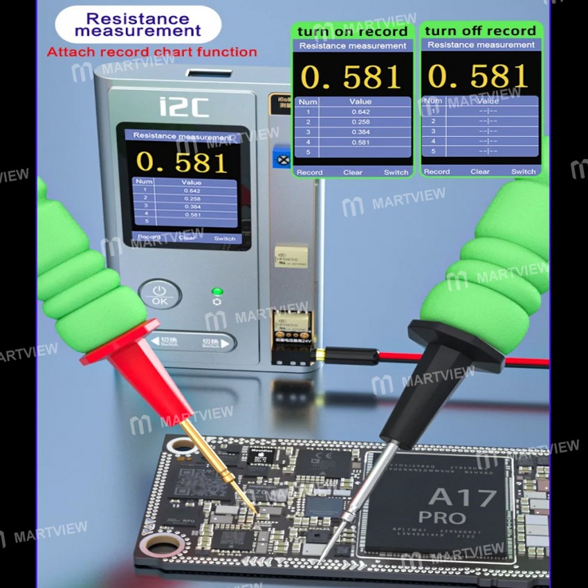 i2c i6s-pcb-motherboard-voltage-resistance-value-detection-small-board-5