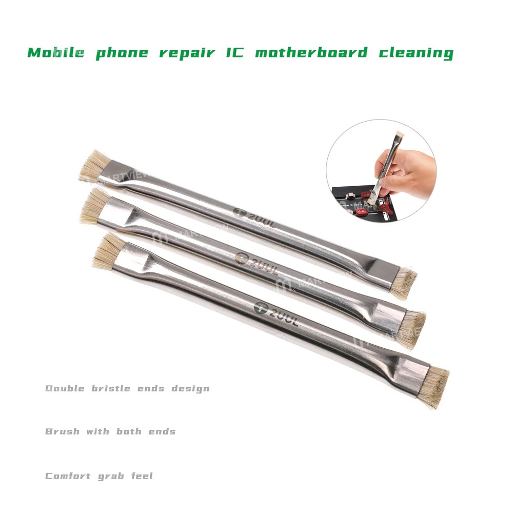 2uul cl11-hog-bristle-dual-head-stiff-brush-for-motherboard-soldering-pad-cleaning-4