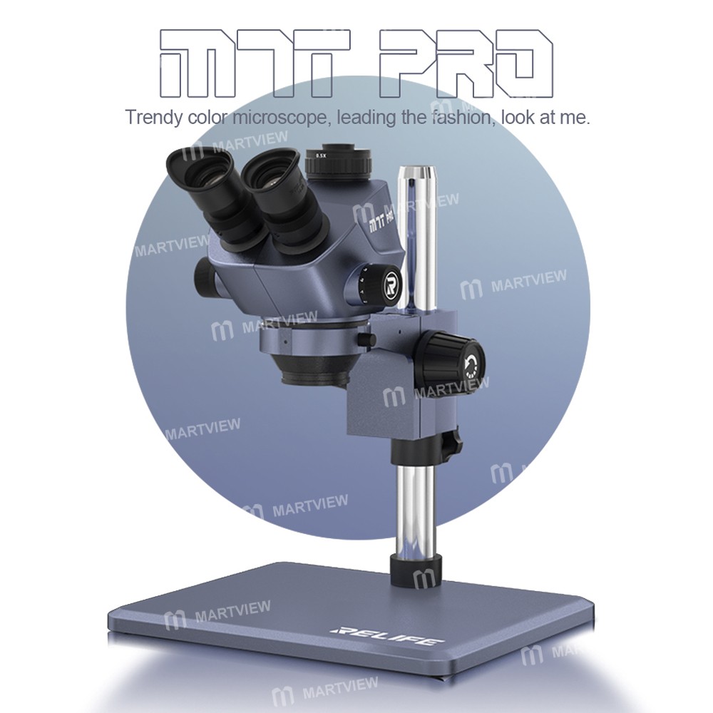 relife rl-m7t-pro-b11-7x-50x-continuous-zoom-colorful-trinocular-hd-stereo-microscope-4