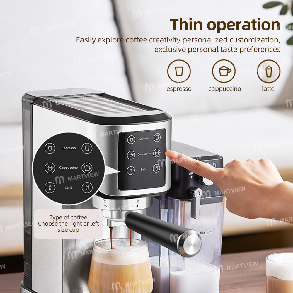 1350w electric-coffee-machine-20bar-mini-coffee-maker-with-92-smart-brew-and-automatic-milk-frothing