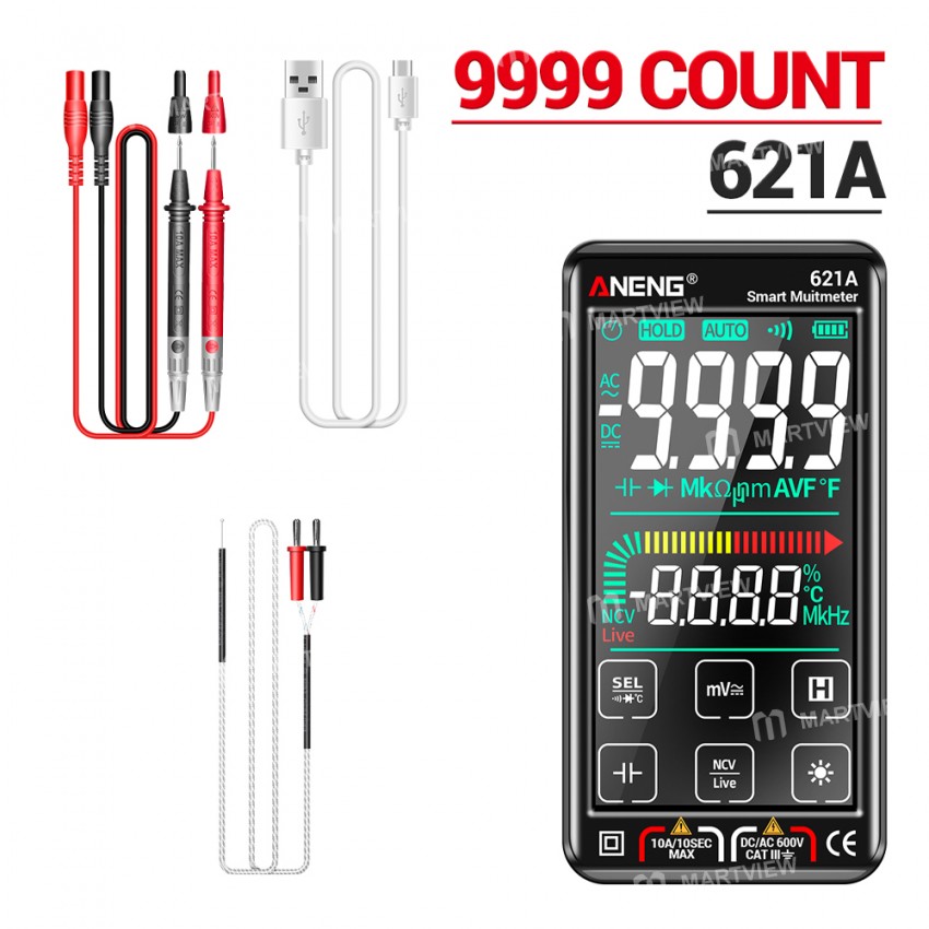 aneng 621a-portable-auto-range-usb-charging-lcd-touch-screen-ncv-digital-multimeter-13