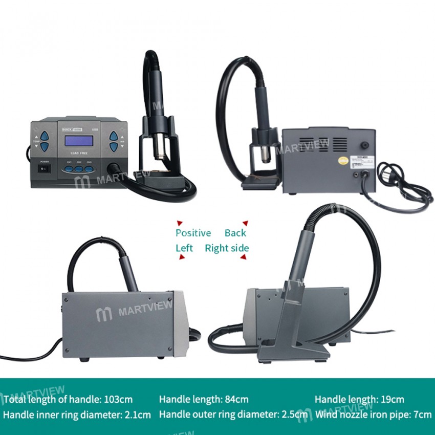Quick 881D LED Display Hot Air Rework Station Lead-free Soldering Station