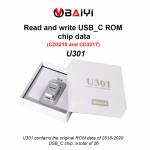 BY-U301 Read and Write USB_C ROM Chip Data Assistant for Macbook Voltage Recovery