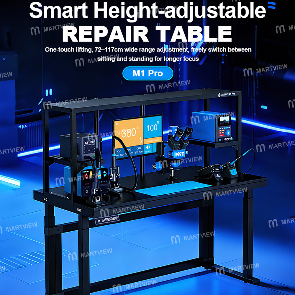 sunshine m1-pro-intelligent-72cm-to-117cm-height-adjustable-repair-table-for-expanded-work-area-11
