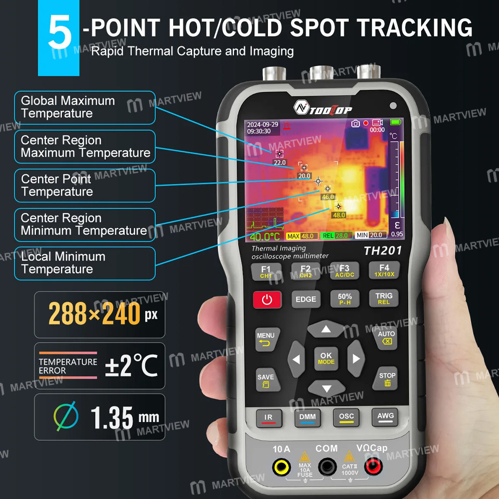 tooltop th201-4-in-1-thermal-imaging-dual-channel-oscilloscope--multimeter--signal-generator-8